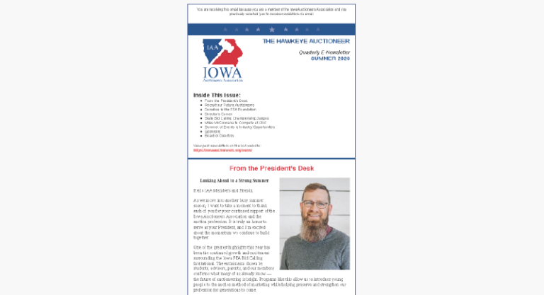 SUMMER 2026<br />Newsletter